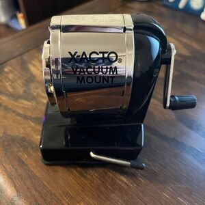 X-ACTO Manual Pencil Sharpener Heavy-Duty Metal Works Vacuum Mount